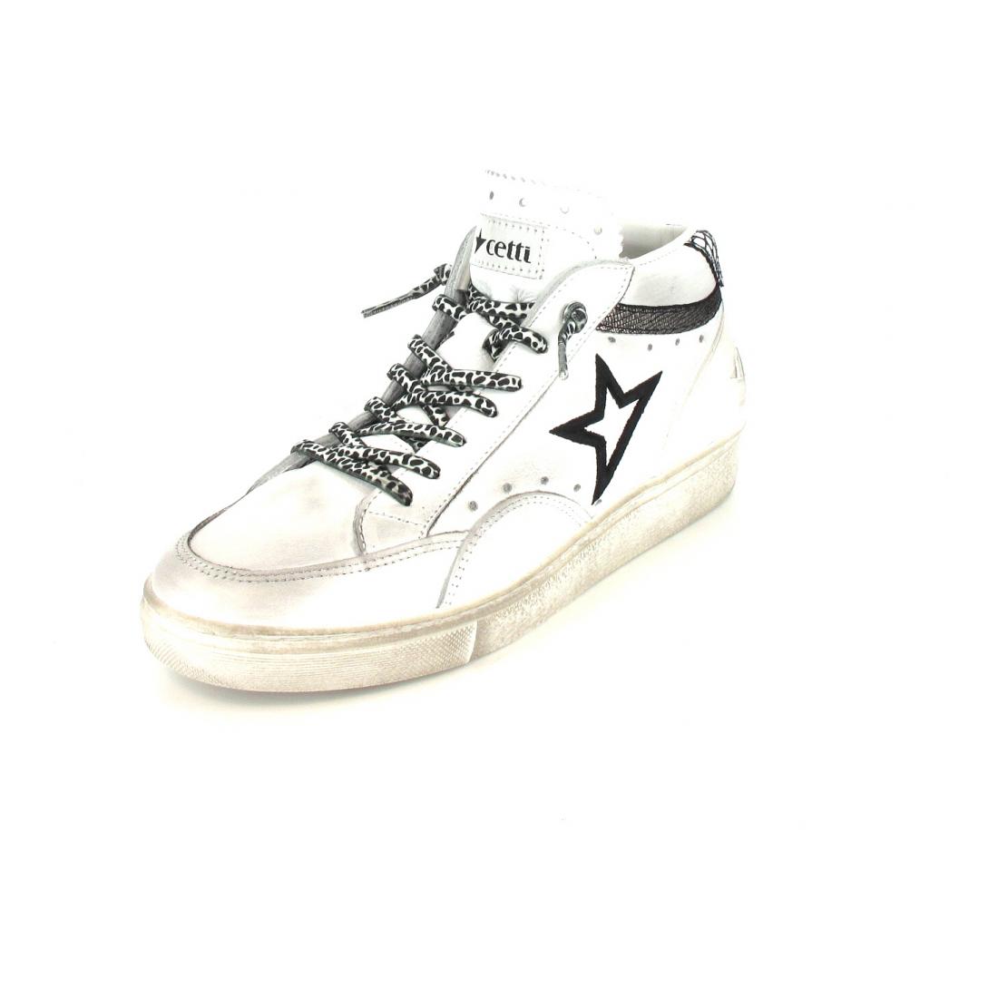 Cetti Sneaker high dirty white silver