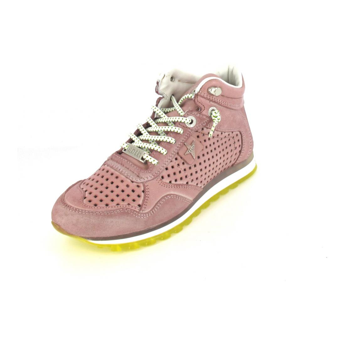 Cetti Sneaker high nature tin old rose