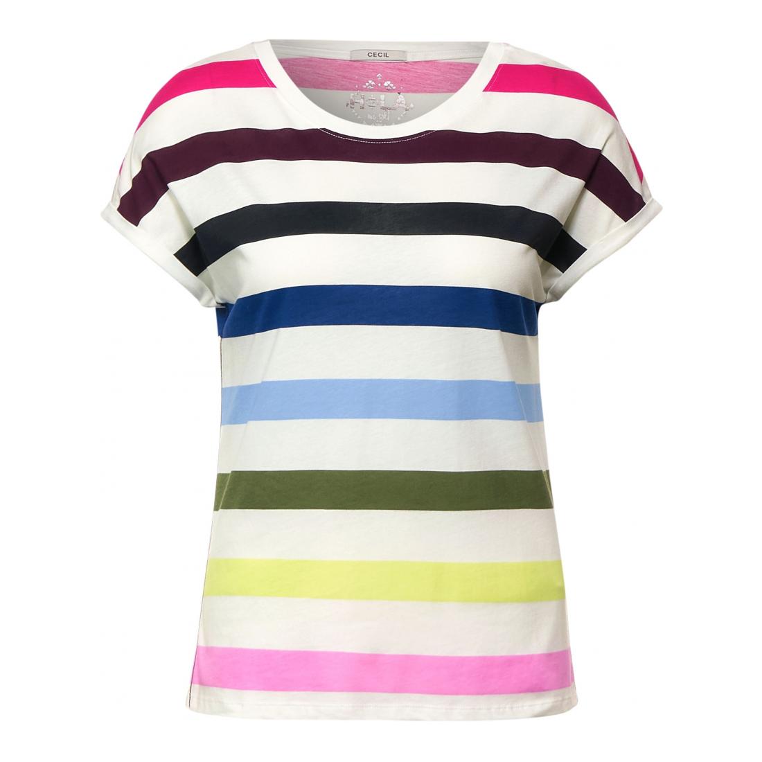 Cecil T-Shirt Damen Multicolor