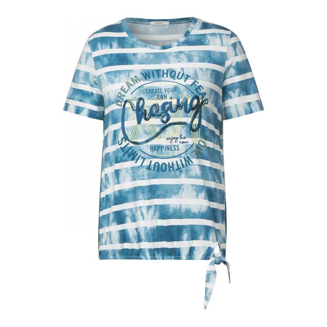 Cecil  TOS FP on Stripe T-Shirt