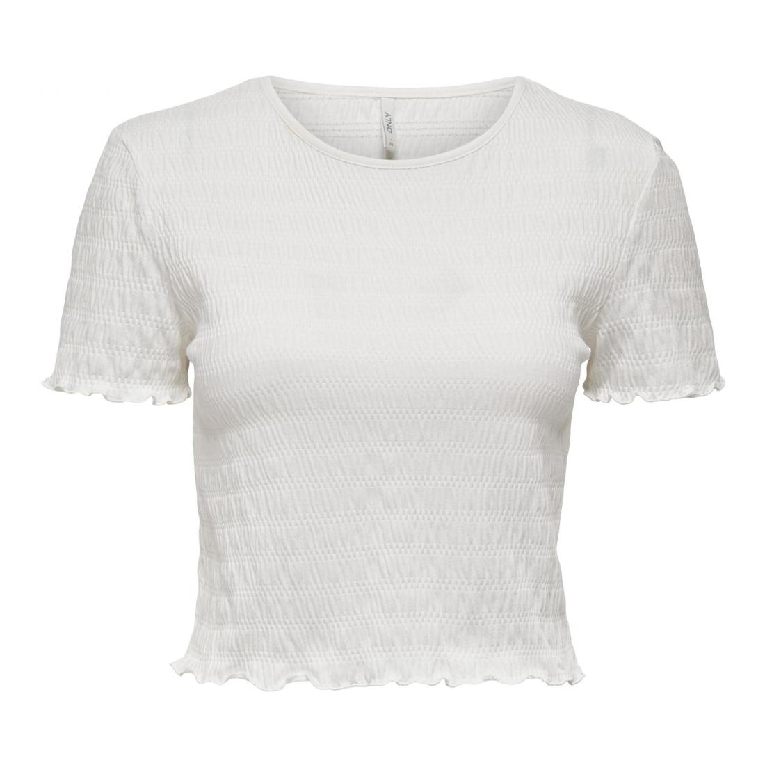 Only andere Shirts Damen ONLOSSI S/S SHORT TOP JRS