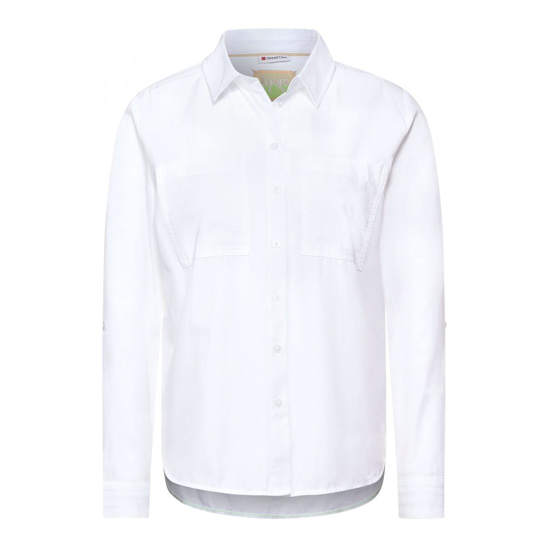 Street One Business Blusen Da QR Cotton blouse w pocket